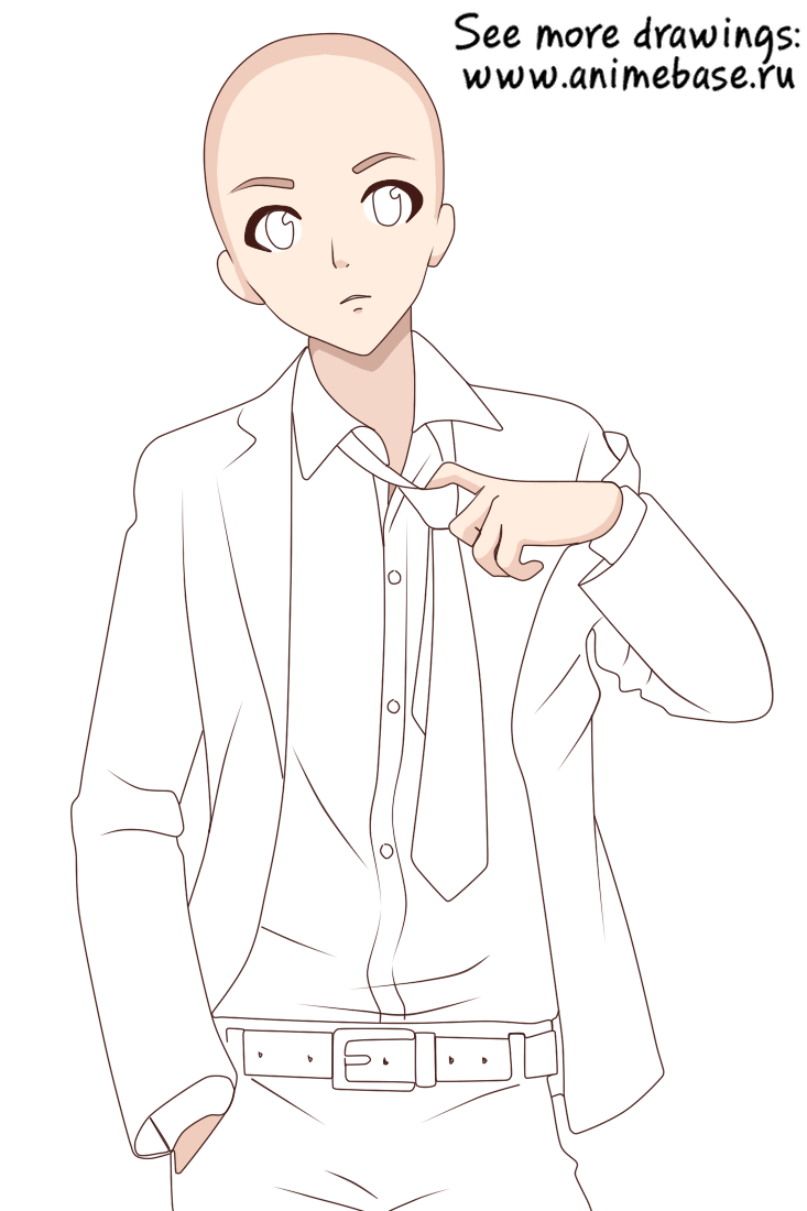 Anime Male In Suit / Naruto Suit Male Student Korean Casual Anime Short