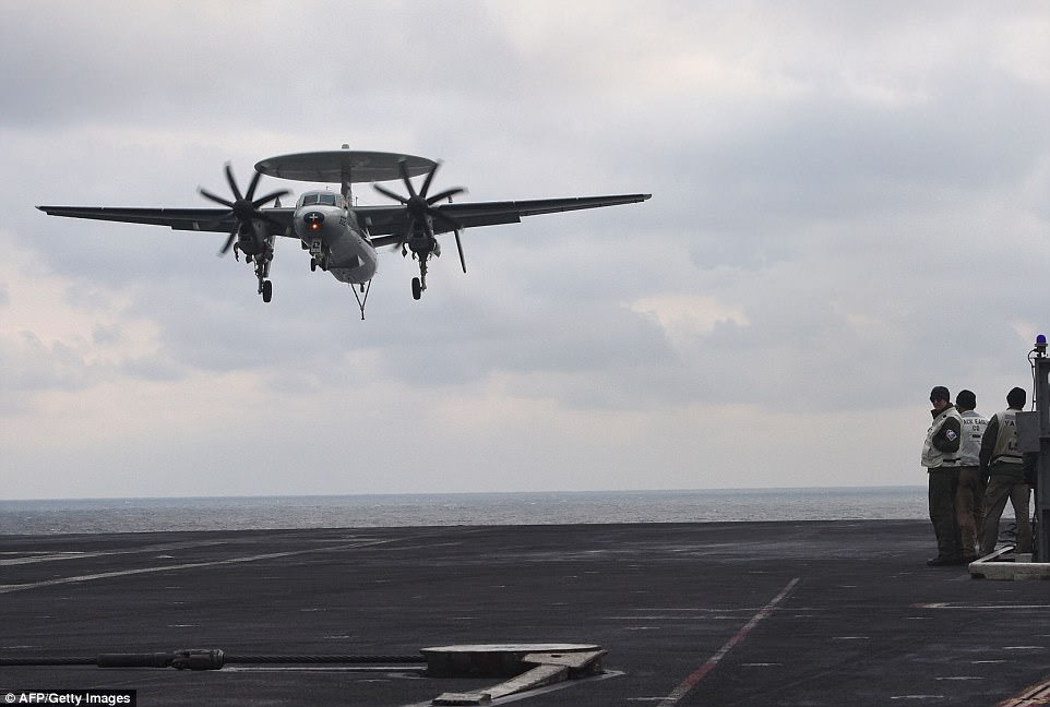 The all-weather E-2 Hawkeye airborne early warning and battle management aircraft has served as the "eyes" of the U.S. Navy fleet for more than 30 years