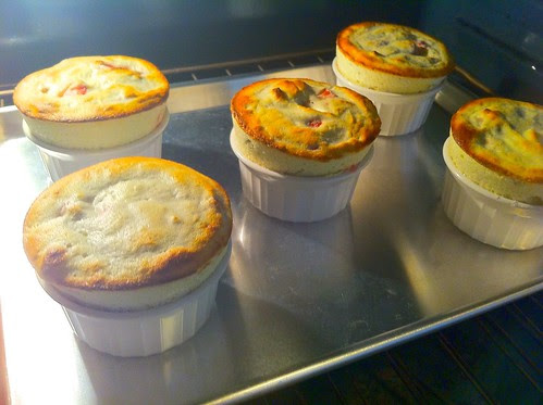 Ramekins Puffed in Oven