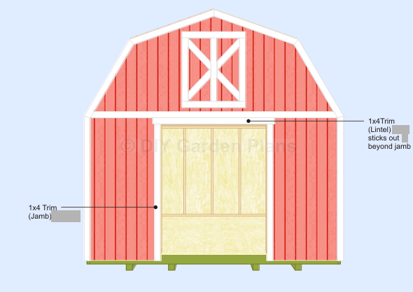 garden shed door plans ~ free amish shed plans