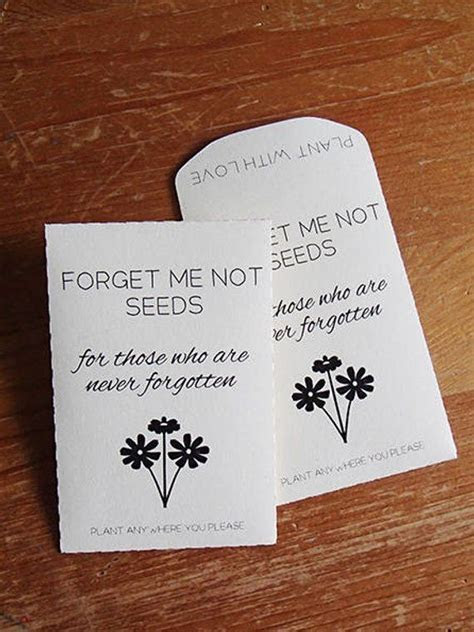 PRINTABLE, Seed Packet, Custom, Wedding Favour, Forget Me PRINTABLE, Seed Packet, Custom, Wedding Favour, Forget Me