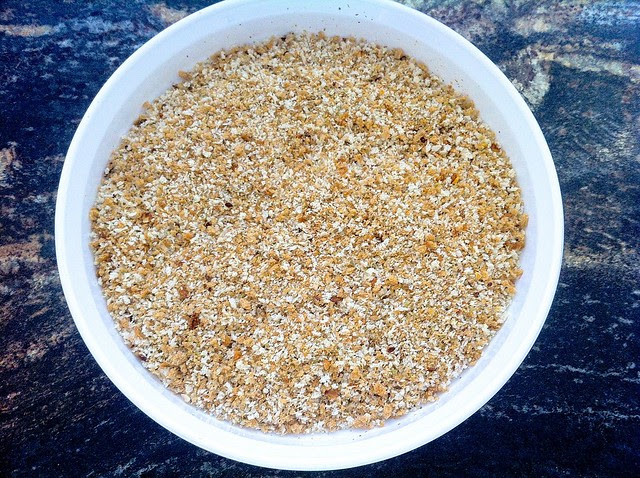 Breadcrumb Mixture for Breading Eggplant