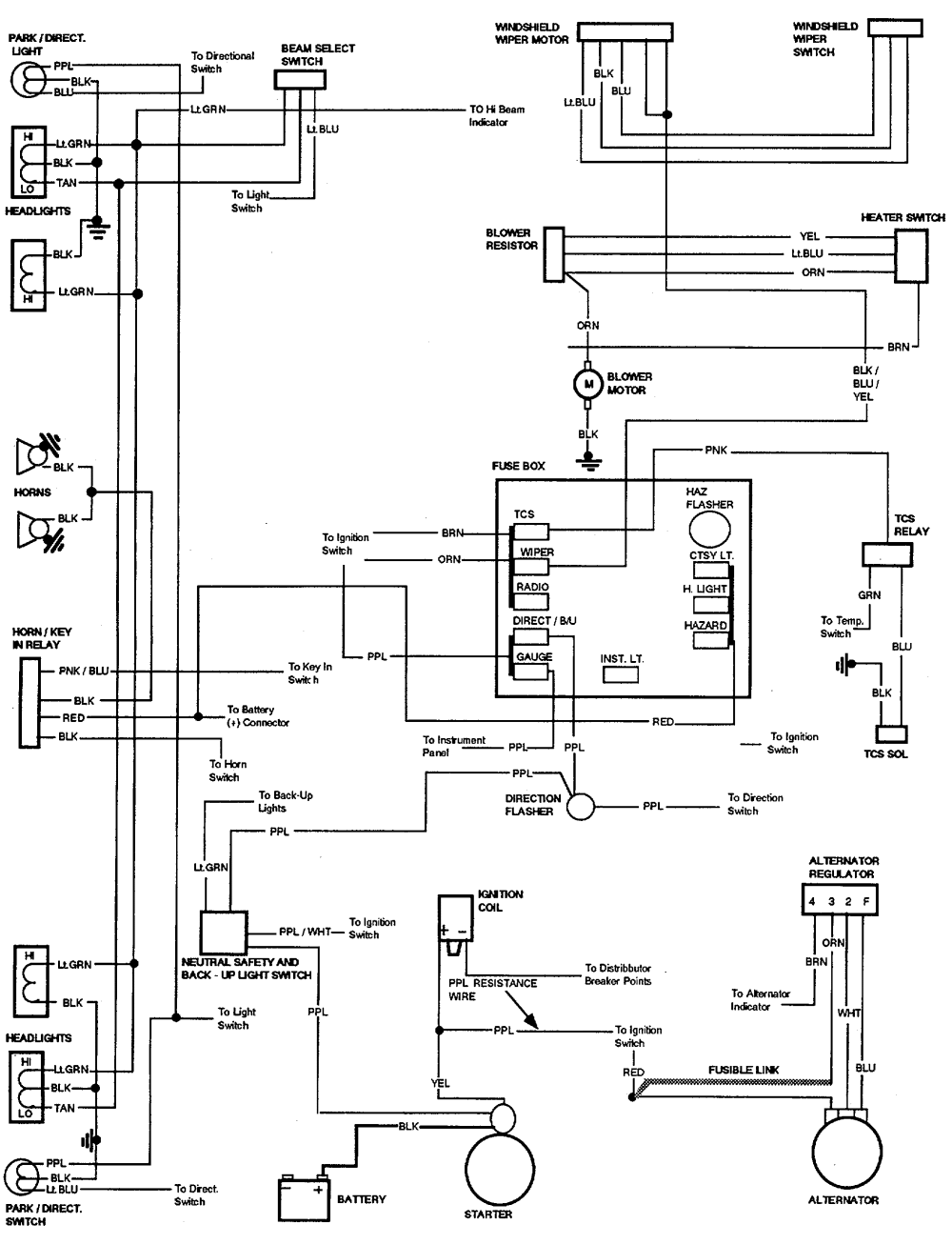 71 C10 Wiring Diagram