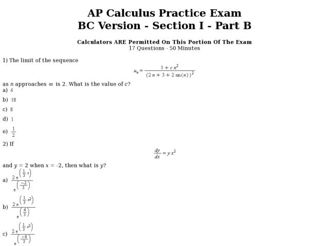Ap Calculus Calculus Problems Worksheet - Solved Ap Calculus Chapter 3