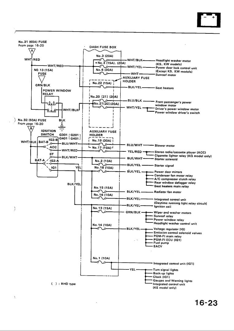 30 2008 Honda Civic Fuse Diagram