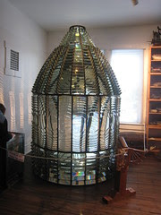 NJ Lighthouse Challenge '08 Barnegat 1st order fresnel lens