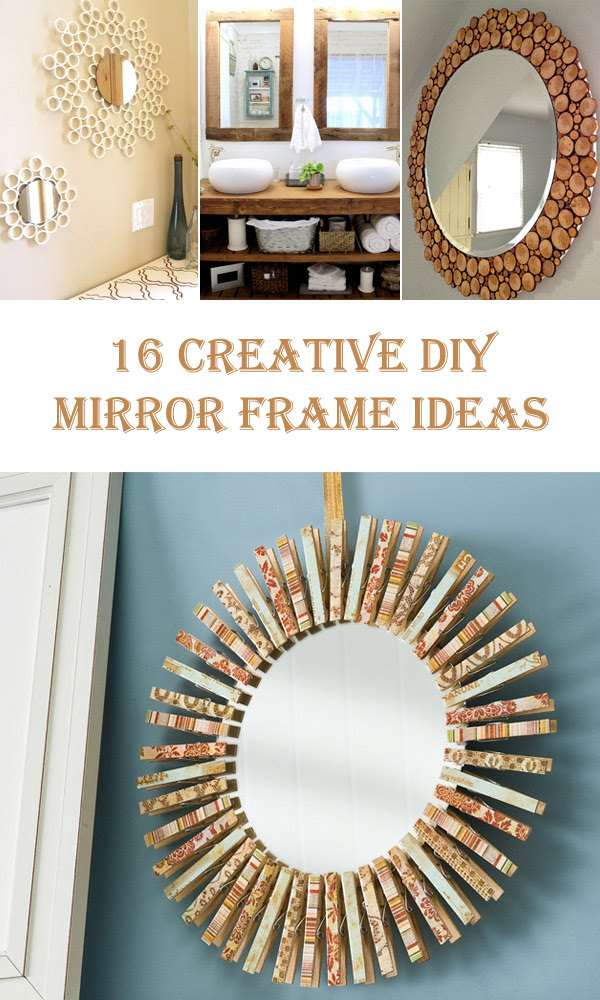Diy Oval Mirror Frame Ideas 