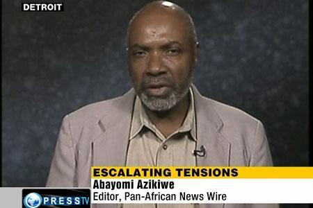 Abayomi Azikiwe, editor of the Pan-African News Wire, was interviewed on Press TV News Analysis program on the escalation of tensions between Israel, Gaza and Egypt. The program aired originally on August 19, 2011. by Pan-African News Wire File Photos