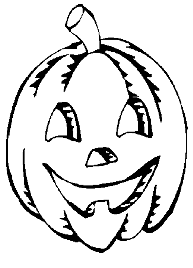 Pumpkin Jack O Lantern Coloring Page - 262+ DXF Include