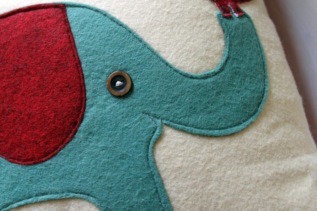 new elephant pillow pics for my etsy