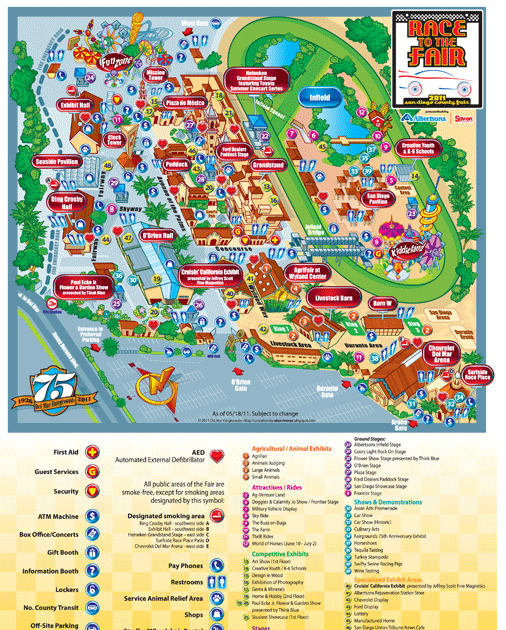 Del Mar Fair Map