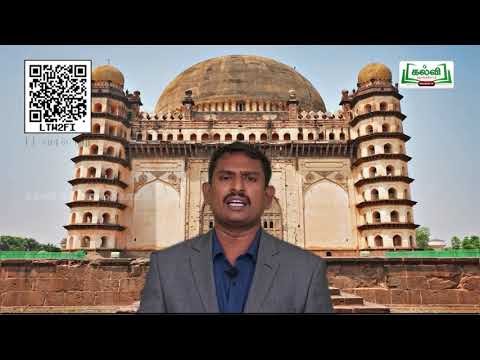 11th History பாமினி - விஜய நகர அரசுகள் பாடம் 12 பகுதி 1 Kalvi TV