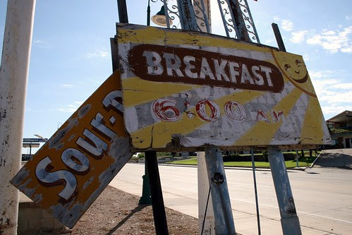 various club café signage