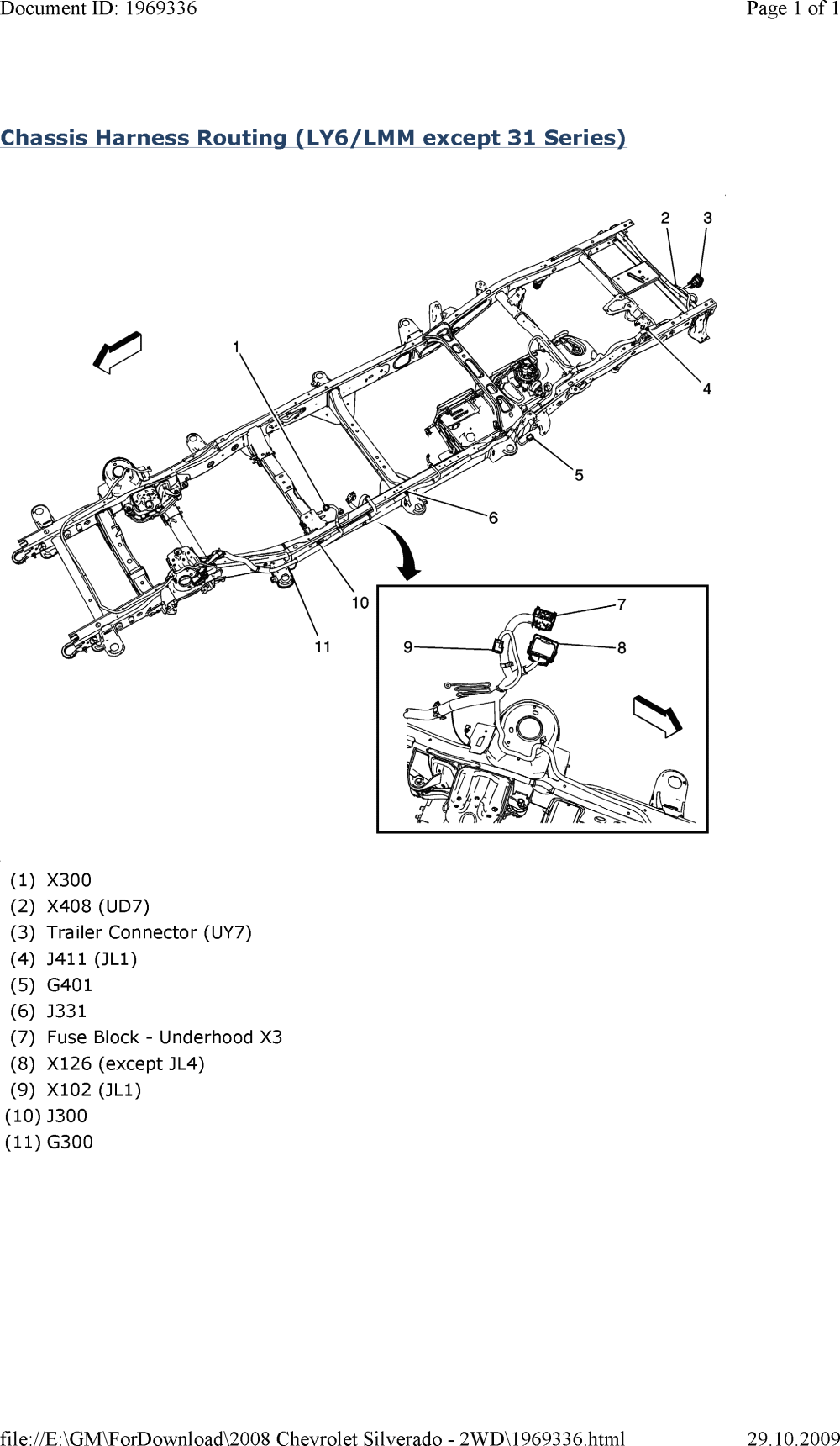 Chevrolet Silverado Trailer Connector Wiring Diagram - Wiring Diagram