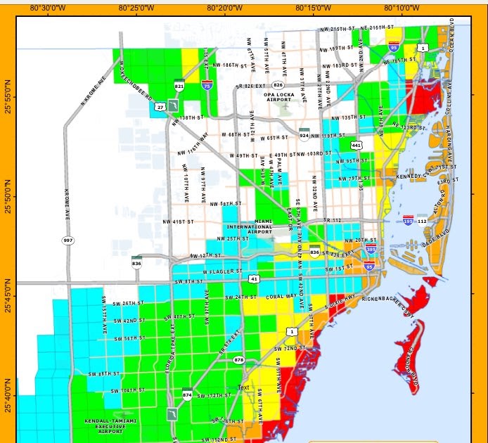 Miami Dade Flood Zone Map Zip Code Map - Gambaran