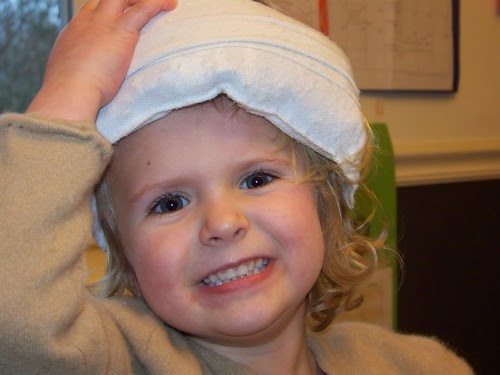 ice pack on forehead