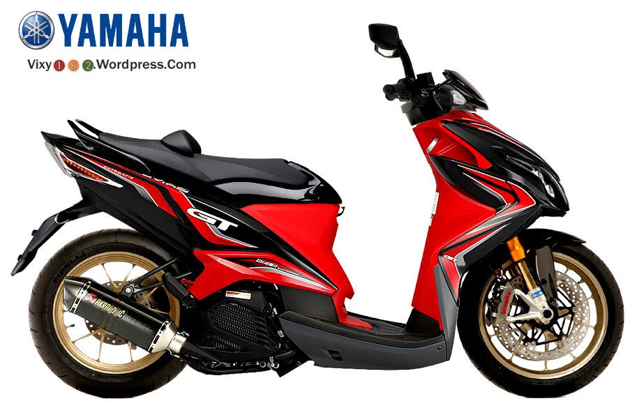 Modifikasi Motor Vario Warna Hitam