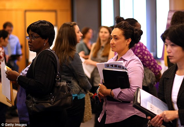 No jobs, or poor wages: Job fairs all over the country are jammed with people looking for work despite the false optimism provided by a lowering unemployment rate