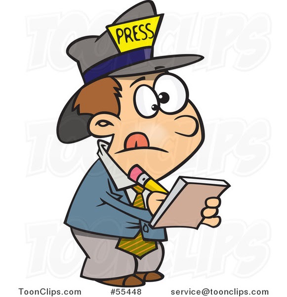 Reporter Cartoon Image : Download this transparent cartoon female