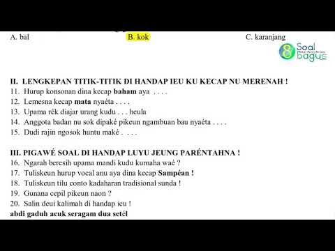 Kunci Jawaban Bahasa Sunda Kelas 8 Pancen 4 - Get Kunci Jawaban Bahasa Sunda Kelas 8 Pancen 4 Gratis