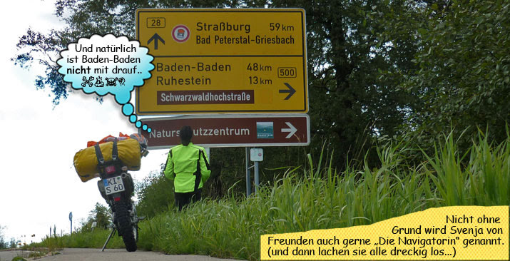 Svenja Svendura auf der Schwarzwaldhochstraße
