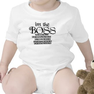 Im the Boss infant creeper