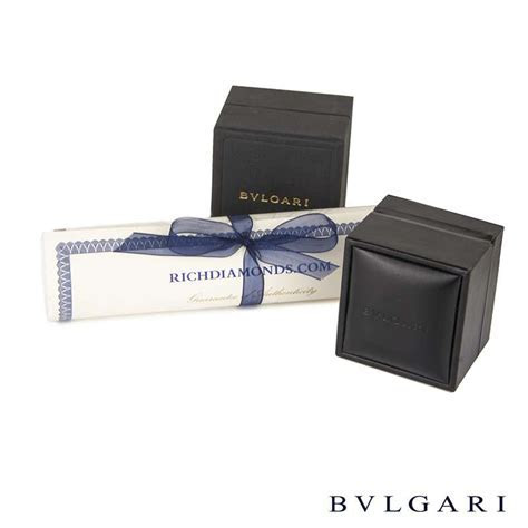 Bvlgari 18k White Gold Multi Gem Set Allegra Ring AN852714 Bvlgari 18k White Gold Multi Gem Set Allegra Ring AN852714