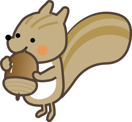 トップレート リス イラスト 簡単 かわいい無料イラスト素材