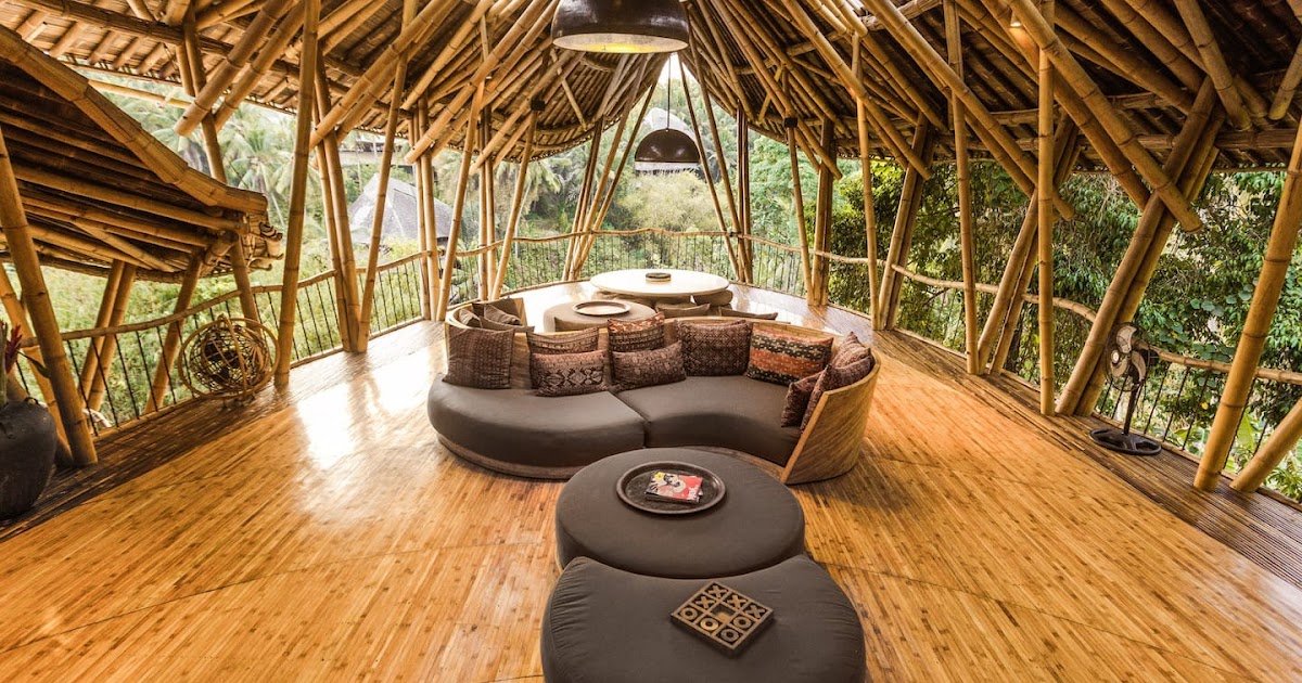 Sharma Spring Bamboo Bali  Vila dengan Arsitektur Bambu Unik Untuk