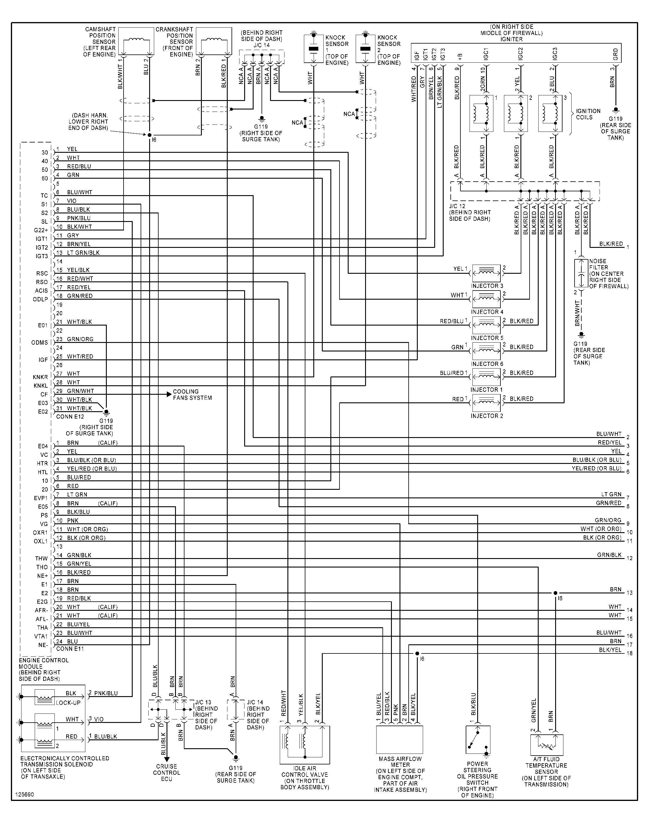 Toyotum Camry Engine Diagram