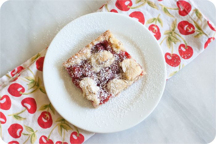 cherry pie bars :: like sugar cookie bars and a cherry pie got married â™¥