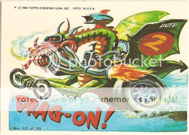 TOPPS WEIRD WHEELS 1980