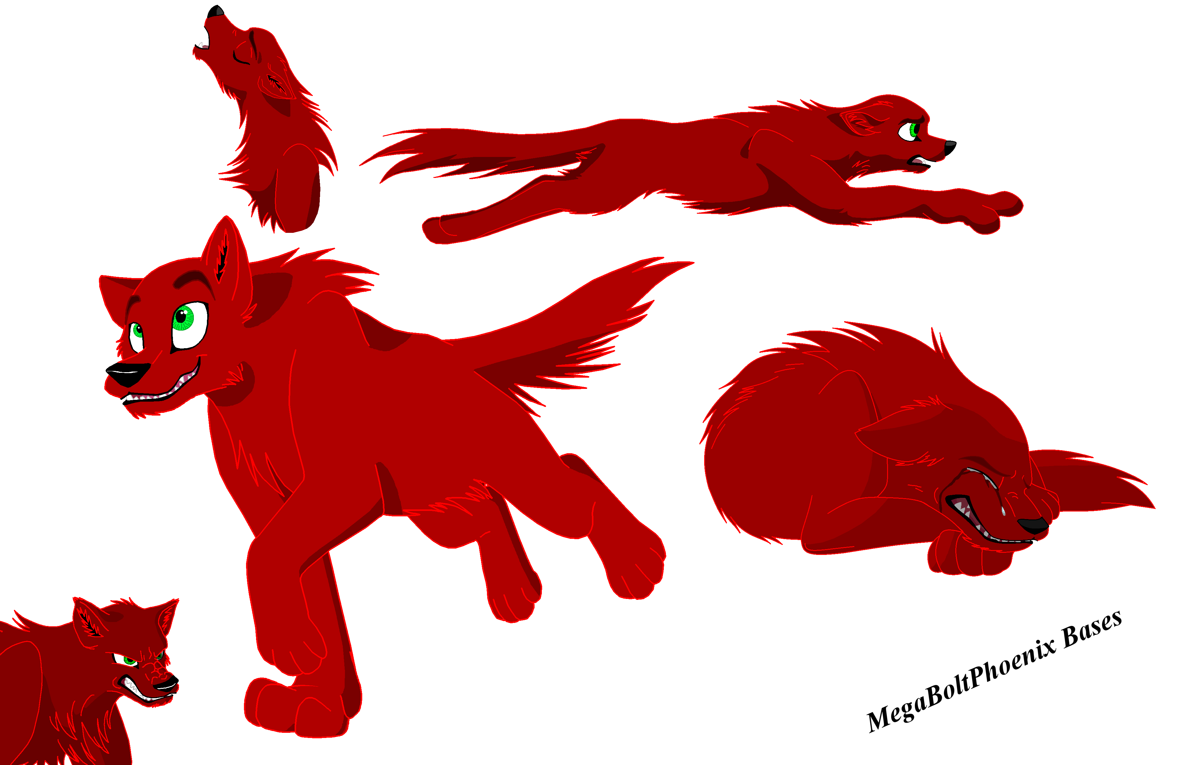 Transparent Wolf Oc Base - Yashuhiro Wallpaper