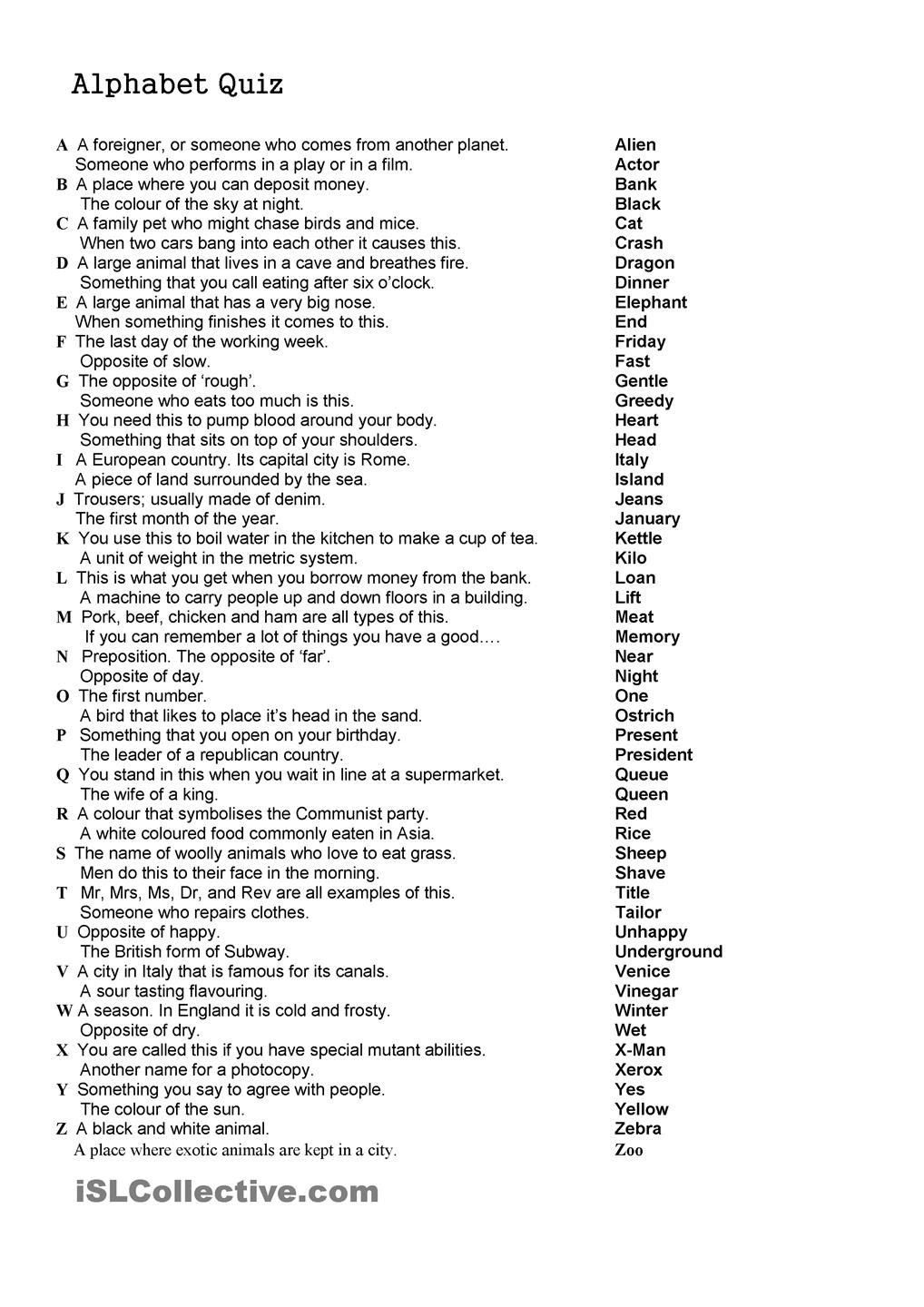 General Trivia Questions And Answers For Elderly