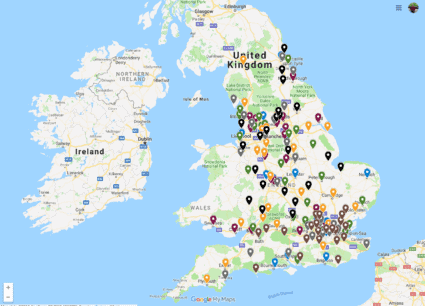 English Premier League Teams Map : Premier League 2020 21 Map Of Teams