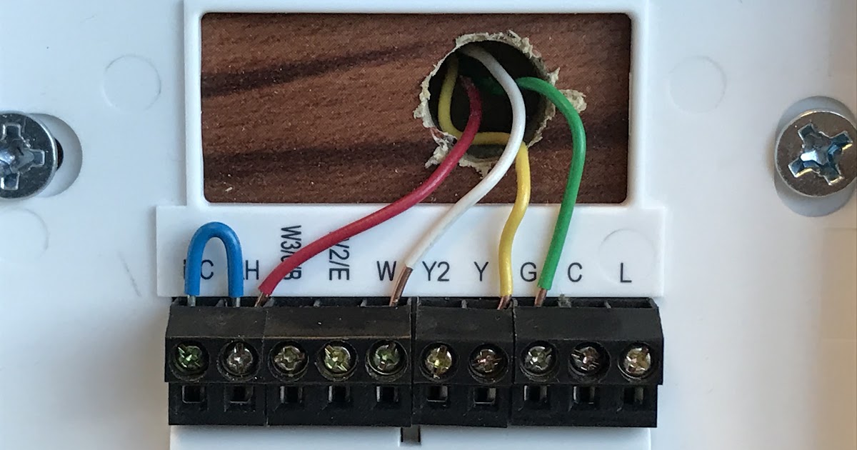 4 Wire Thermostat Diagram / Heat Pump Thermostat / If you have a c wire