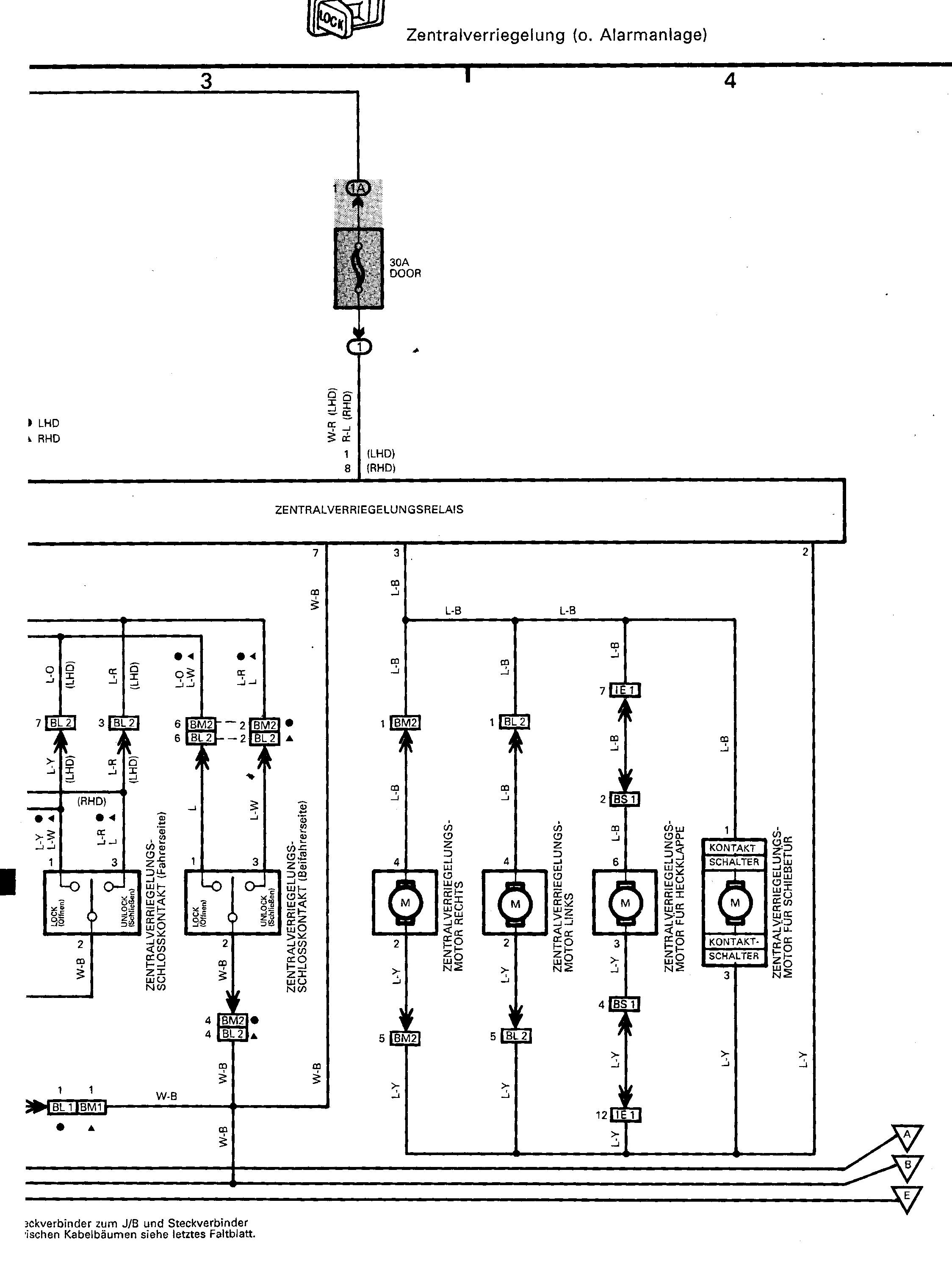 Toyota Yaris P1 Stromlaufplan