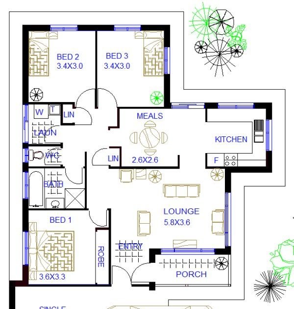 House Drawing Plan Layout - Building Plans Houses