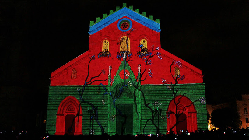 glowarp souvenir d'artista messina italy designboom glowarp souvenir d'artista messina italy designboom