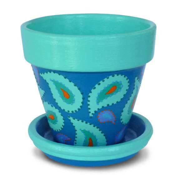 Lovely Reviews: Terracotta Painting (Pots and Fun Ideas)