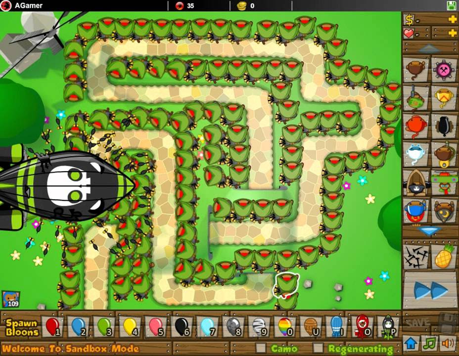Black And Gold Games: Bloons Tower Defense 5 Sandbox Unblocked