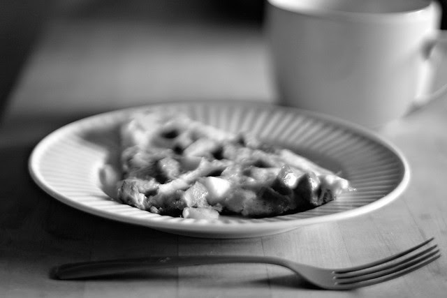sausage, apple and onion frittata
