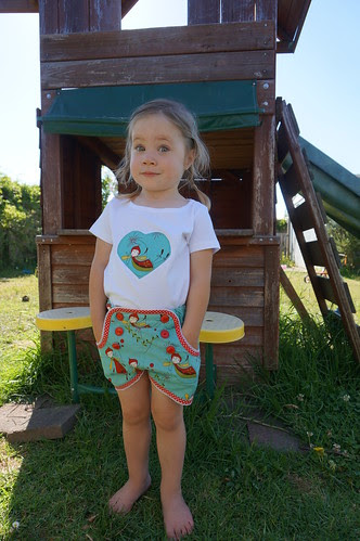Woodland Sailor Shorts and t-shirt