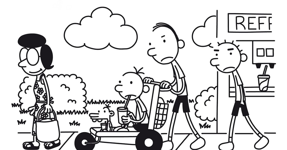 Diary Of A Wimpy Kid Rodrick Rules Coloring Pages | Thousand of the