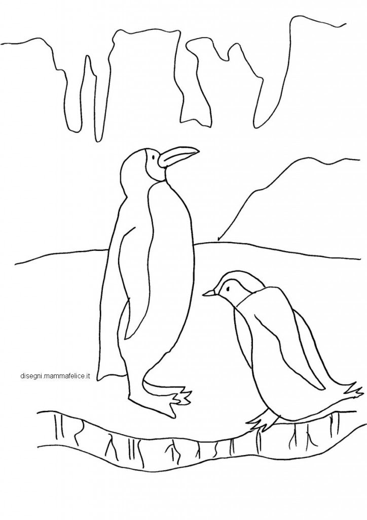 Disegni Da Colorare Animali Del Polo Sud Coloradisegni