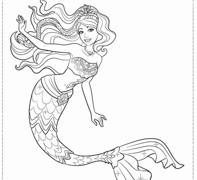 Unicorn With Mermaid Tail Coloring Page | Coloring Page Blog