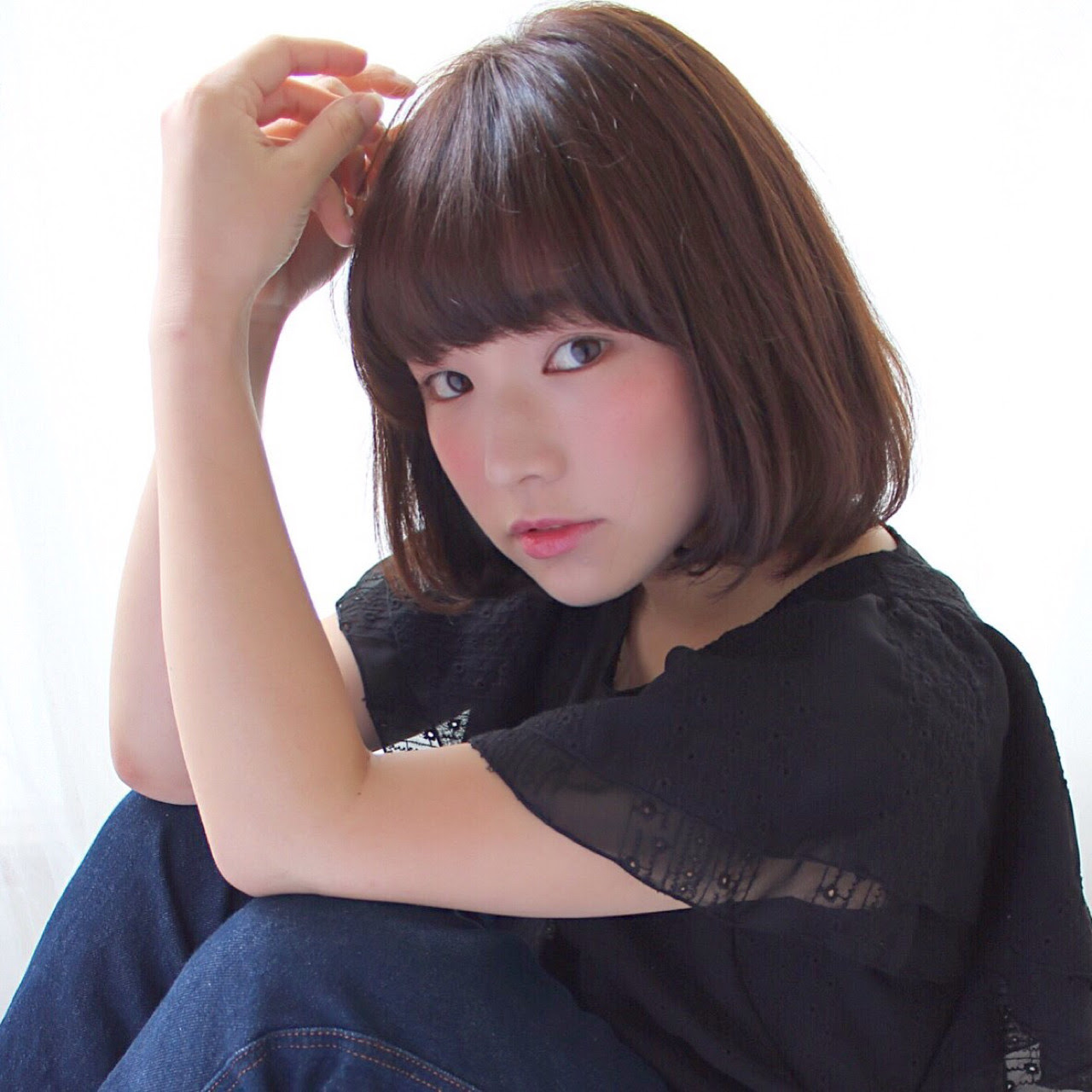 髪型 ぱっつん Baser Najafi