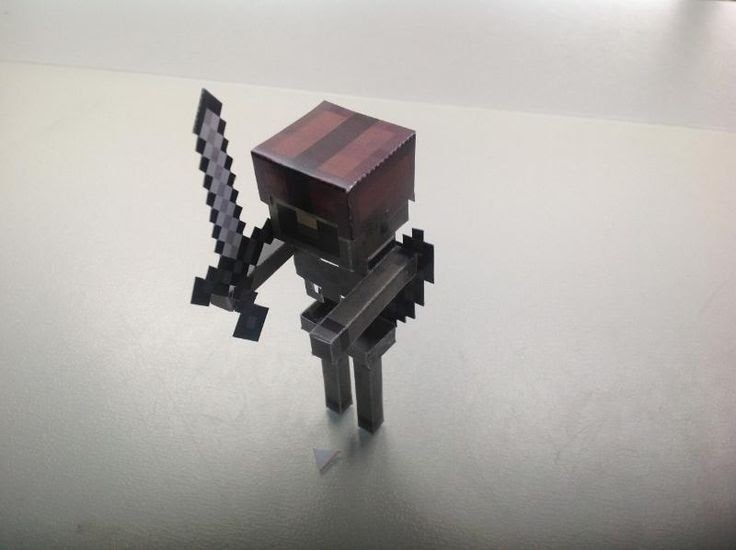 Minecraft Paper Skeleton Goviet E