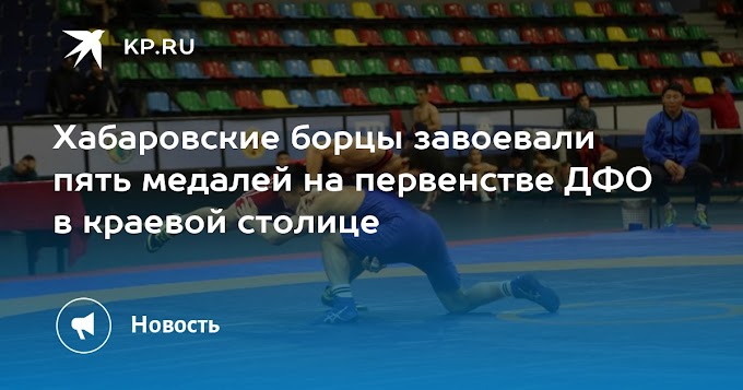 Хабаровские борцы завоевали пять медалей на первенстве ДФО в краевой столице