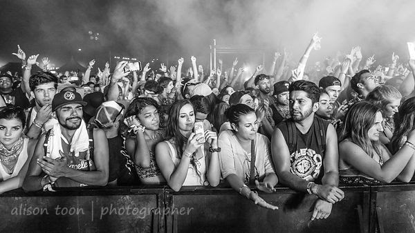 Audience at night